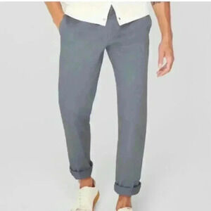 NWT‎ Men's Club Monaco Connar Modern Slim Fit Chino's Grey 30"x32"